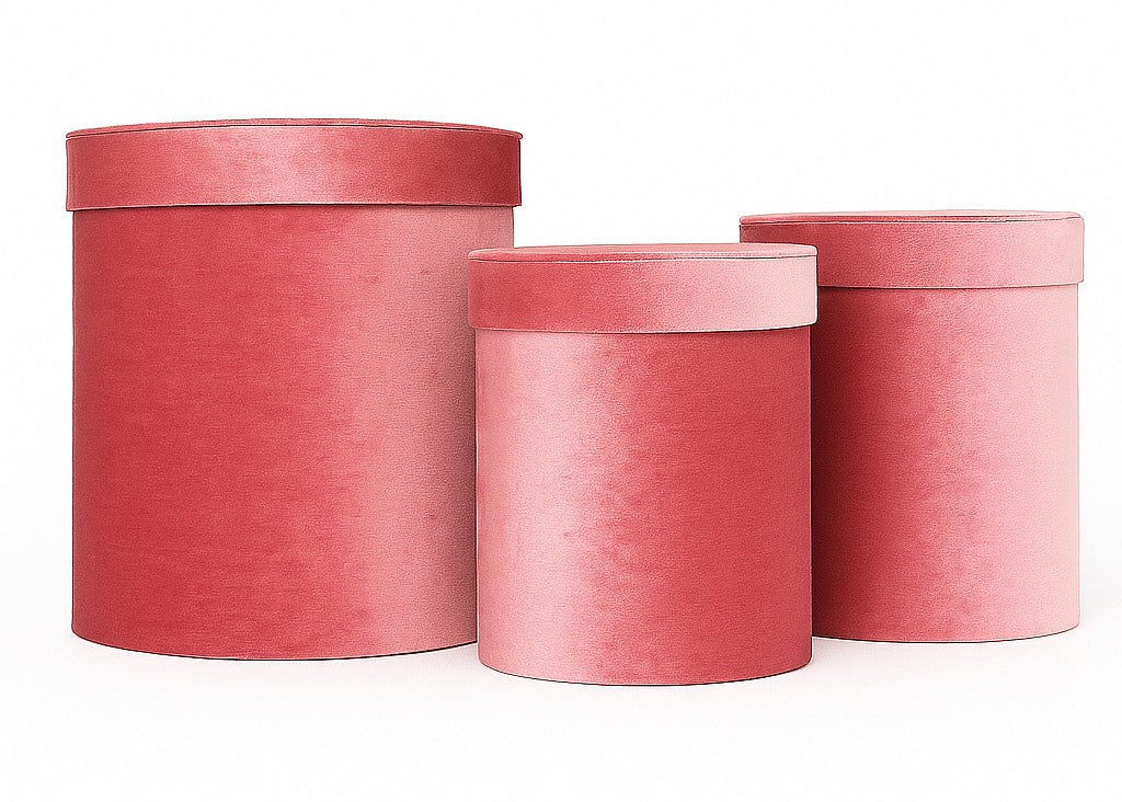 Velvet Round box