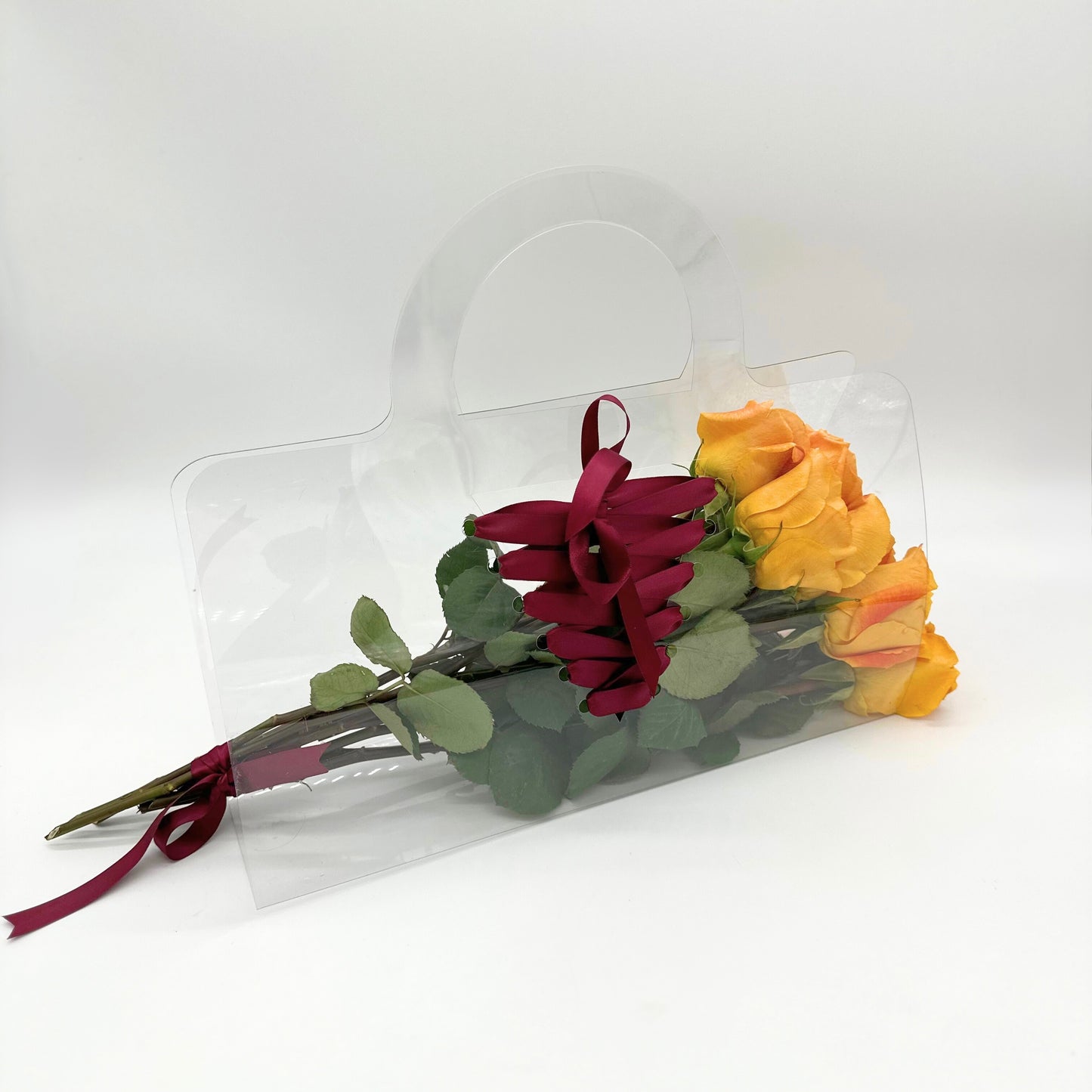 Clear Ribbon Bag L