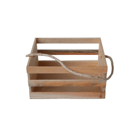 Wood Basket Rope