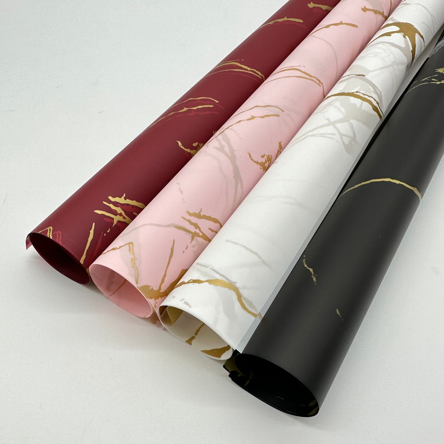Marbled Like | Marble Design Flower Wrapping Paper Pack 20
