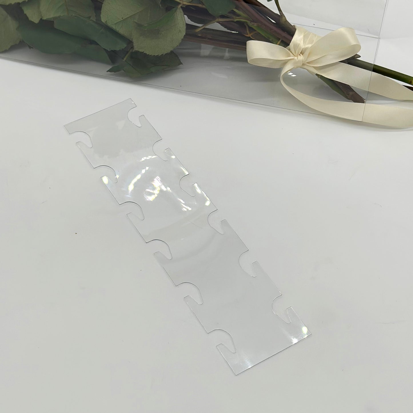 Clear Curved Bag L