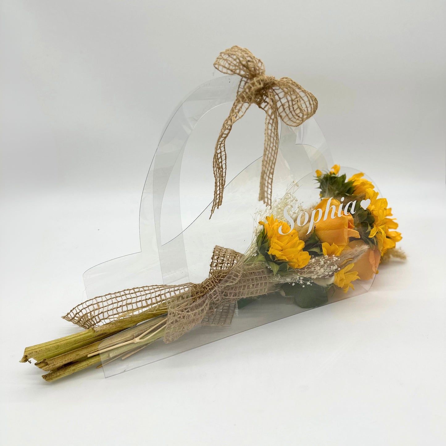 Clear Curved Bag L