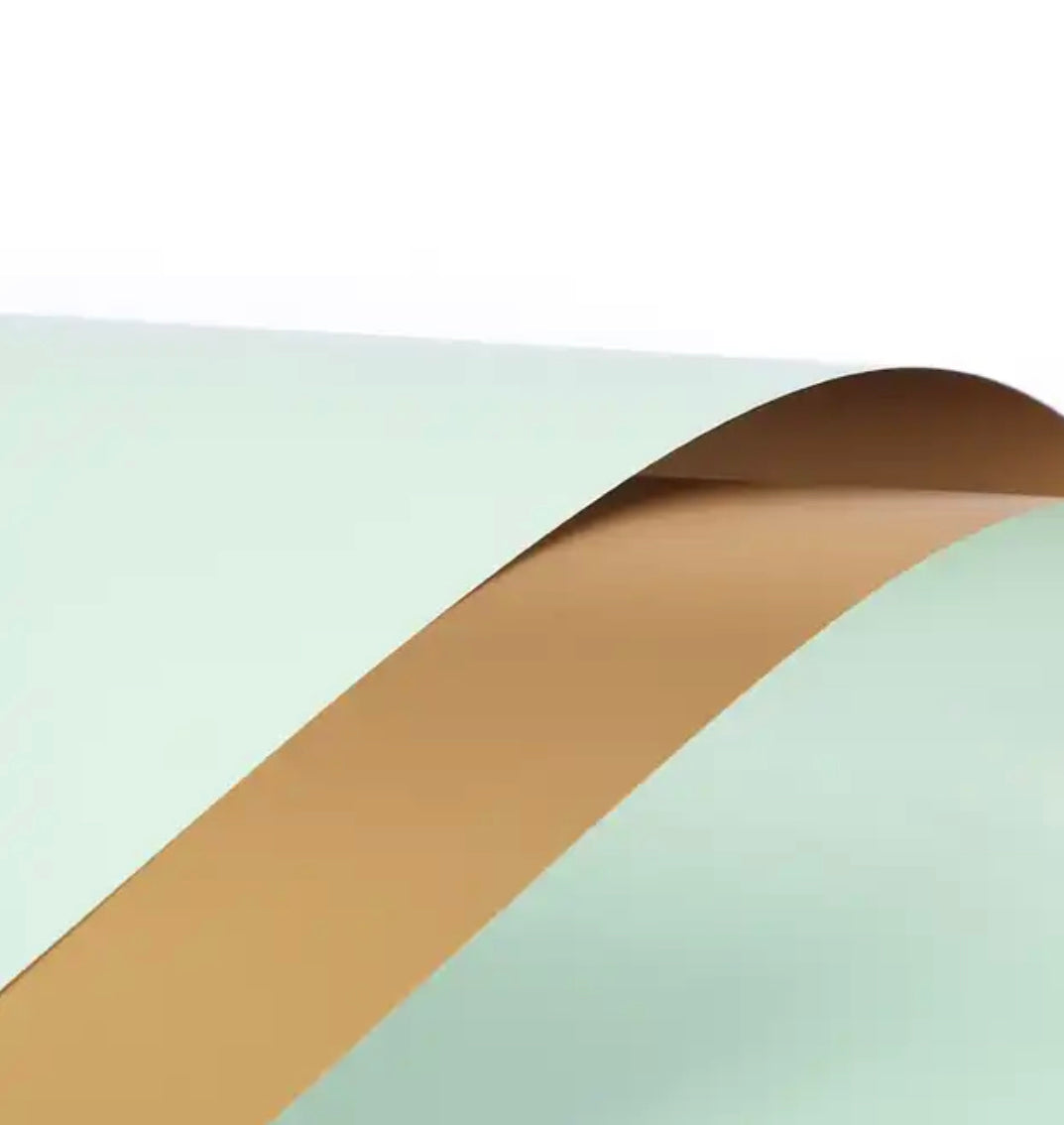Double Sided Gold Flower Wrapping Paper