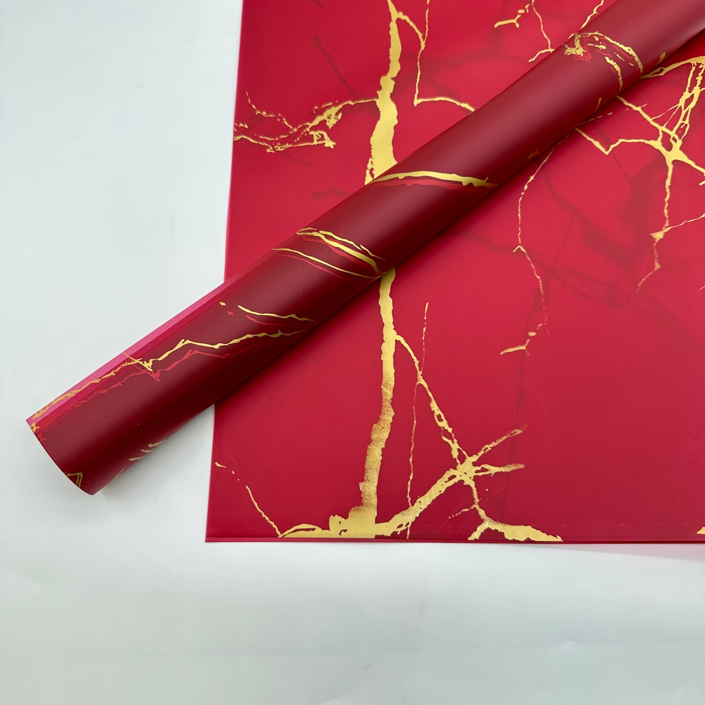 Marbled Like | Marble Design Flower Wrapping Paper Pack 20