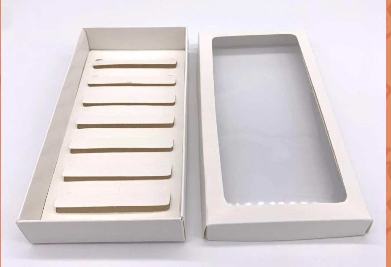 Candy Window Box White Pack 12