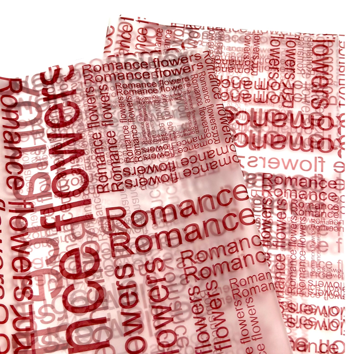Romance Flower Wrapping Paper Pck 20
