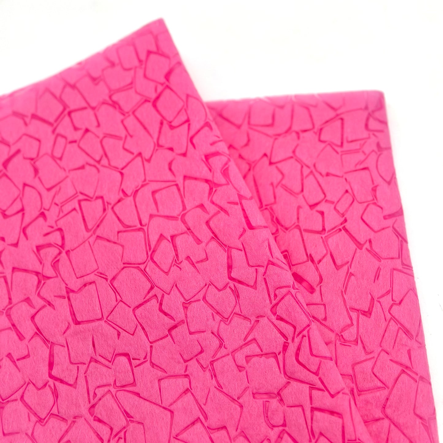 Fabric Flower Wrapping Paper Pck 20
