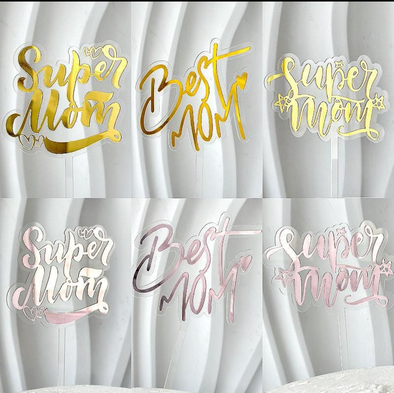 Best Mom Acrylic Topper