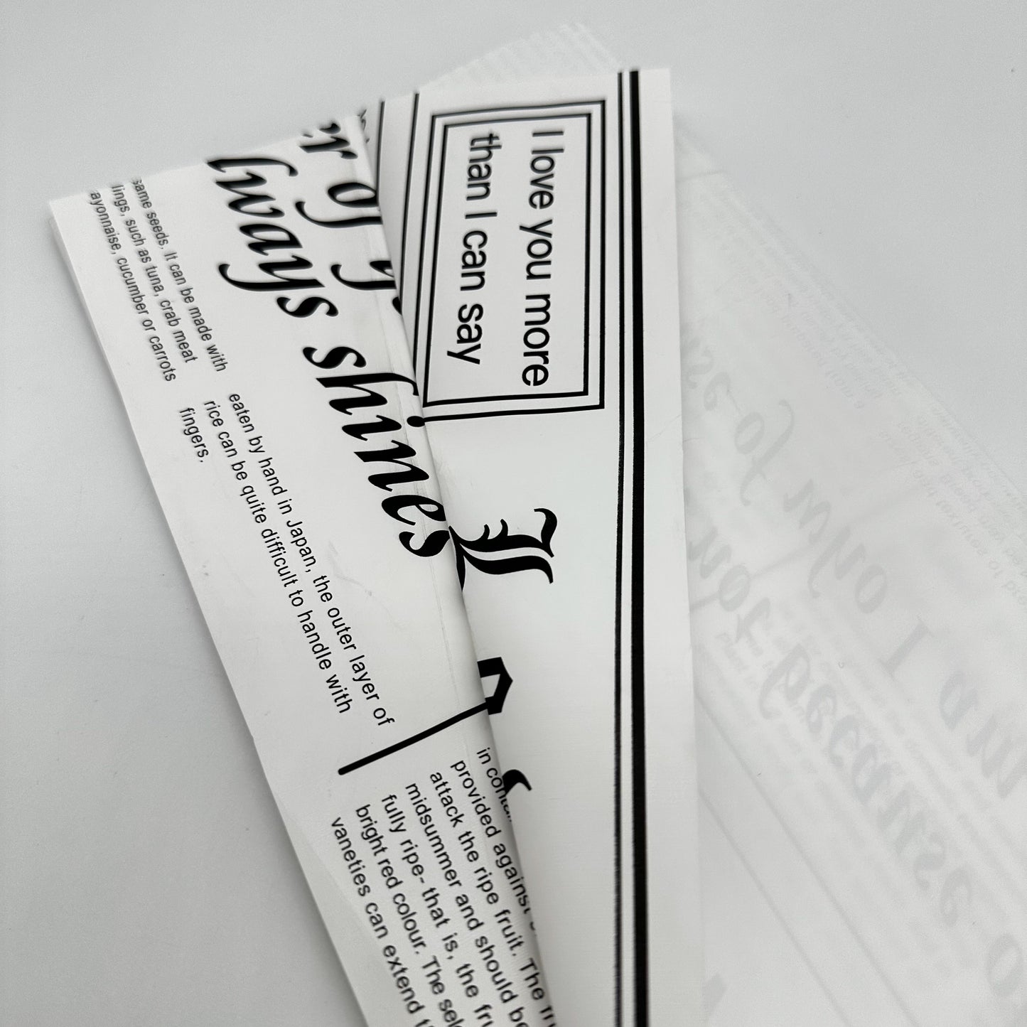 Newspaper Flower Wrapping Paper Pack 20