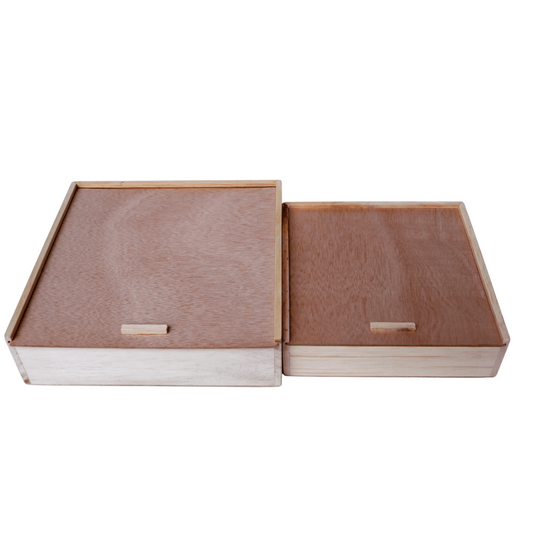 Wood Box w/ Sleeve Lid