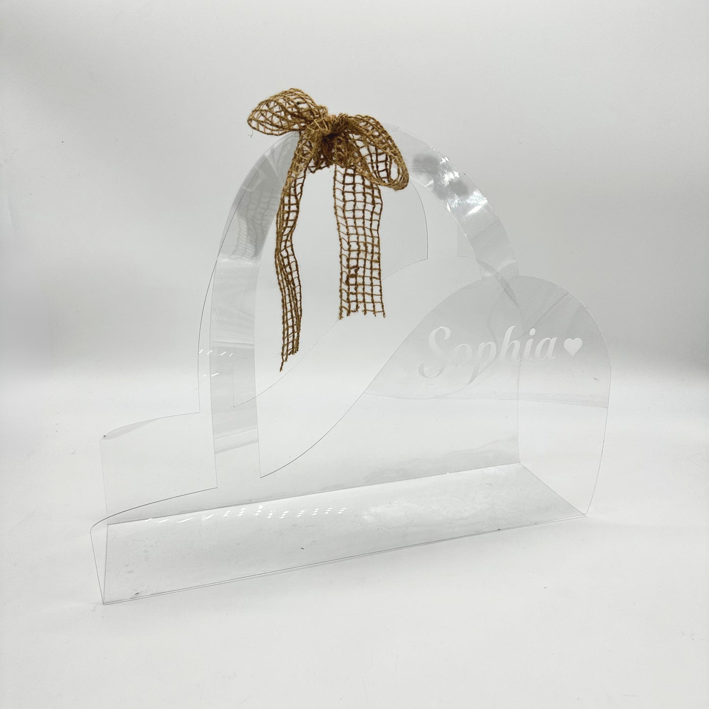 Clear Curved Bag L