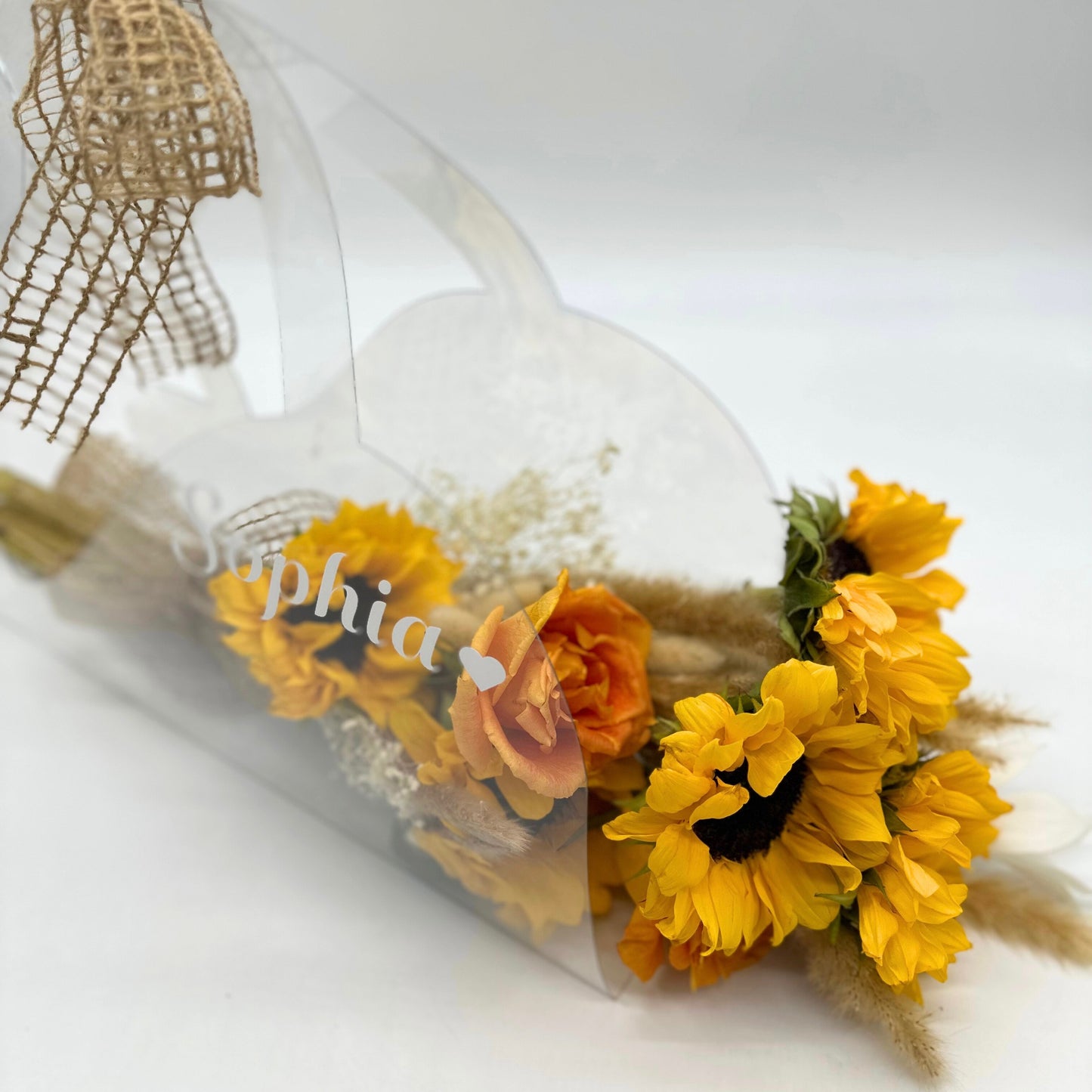 Clear Curved Bag L