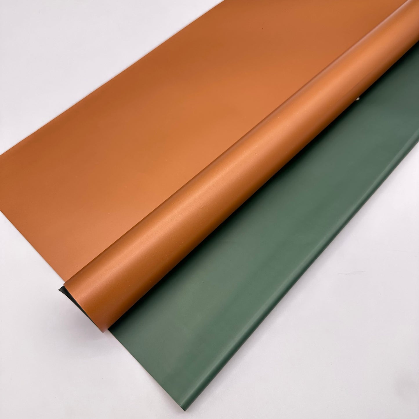 Double Color wrapping Paper Green/Cooper