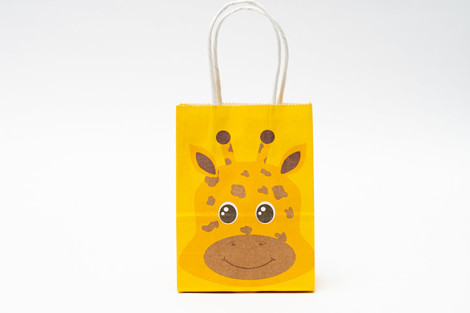 Animal Paper Bag S Pck 12
