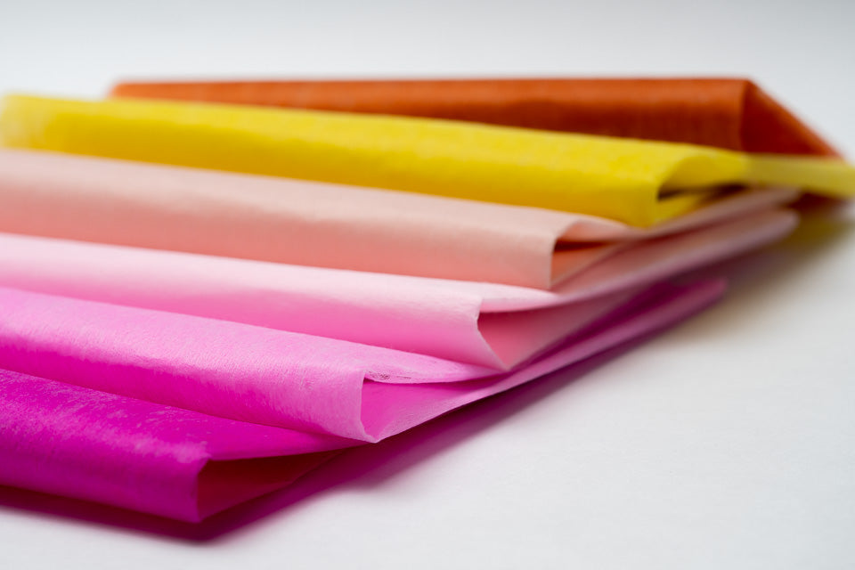 Thin Tissue Flower Wrapping Paper Pck 40