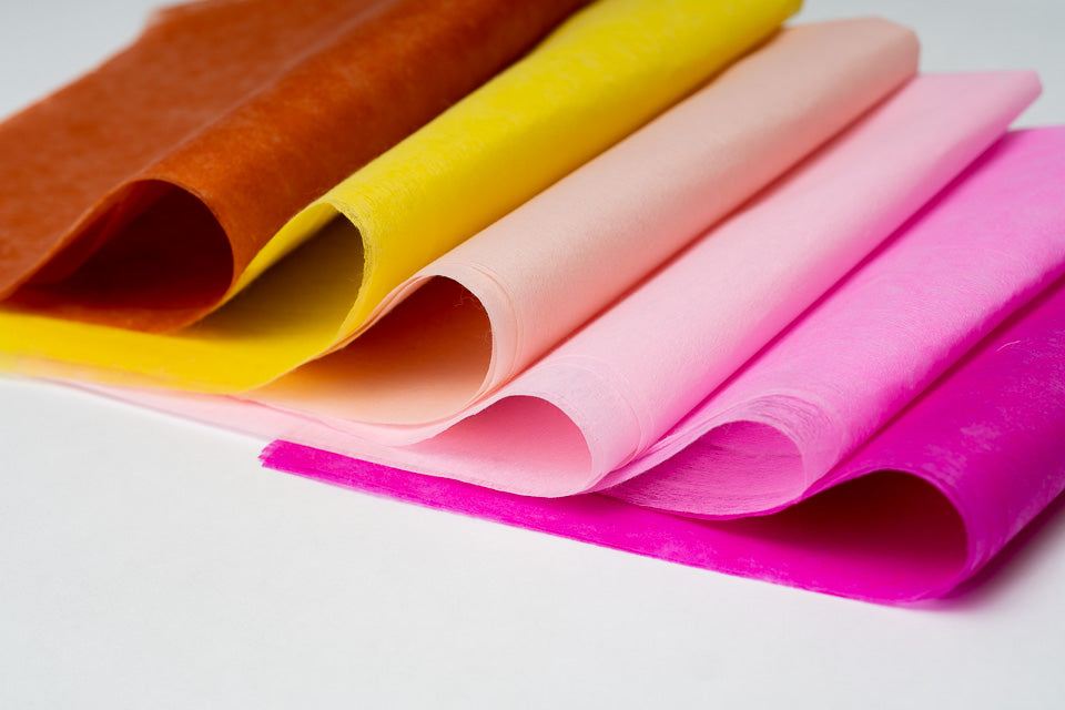 Thin Tissue Flower Wrapping Paper Pck 40