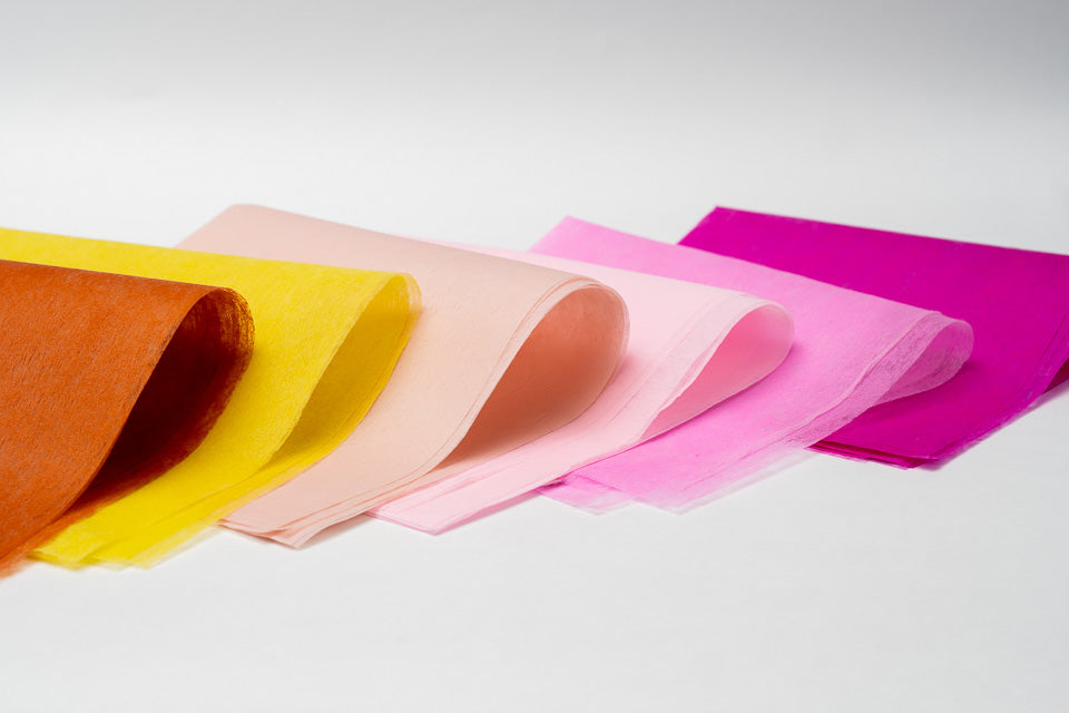 Thin Tissue Flower Wrapping Paper Pck 40