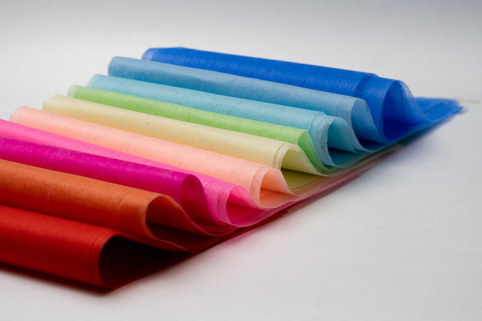 Thin Tissue Flower Wrapping Paper Pck 40