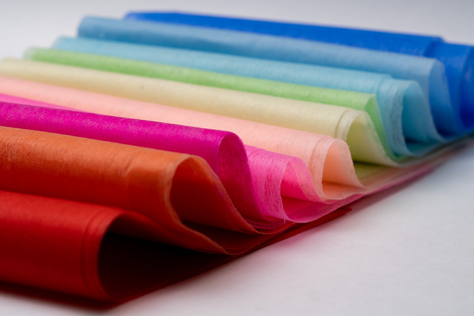 Thin Tissue Flower Wrapping Paper Pck 40