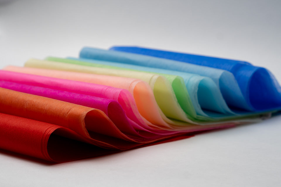 Thin Tissue Flower Wrapping Paper Pck 40