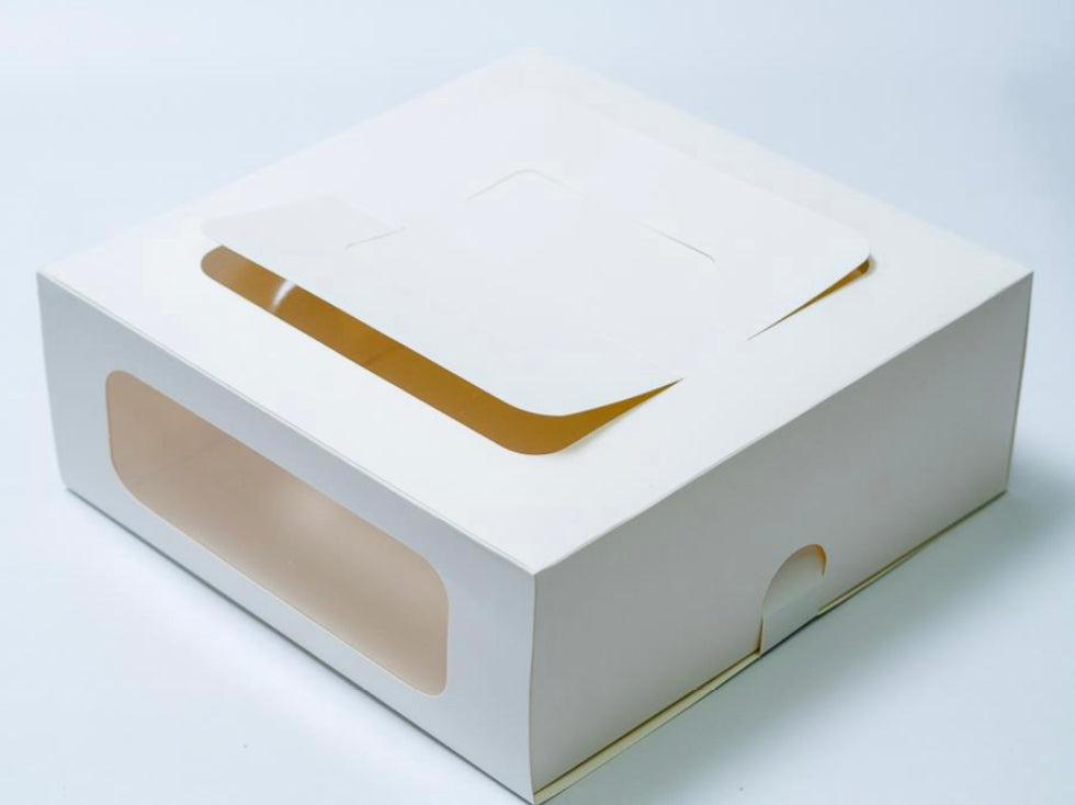 Cake Box W/ Handle Pck 12