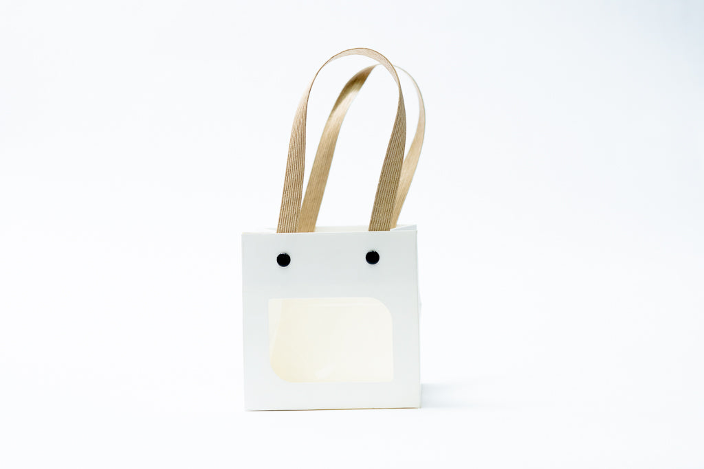 Happy Face Large White Pck 12