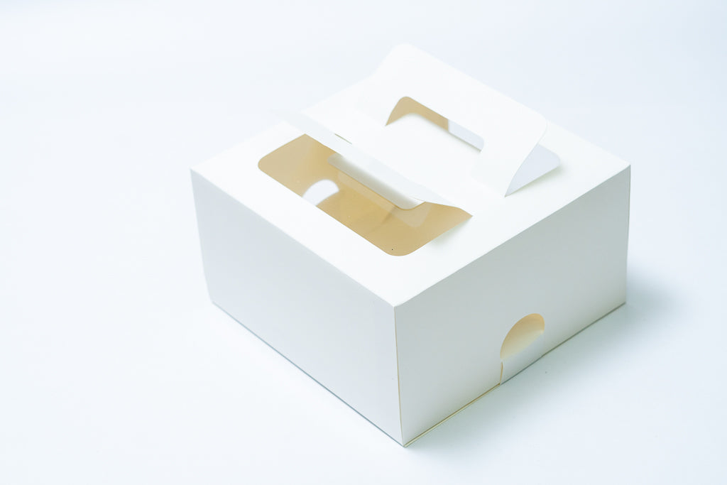 Cake Box W/ Handle Pck 12