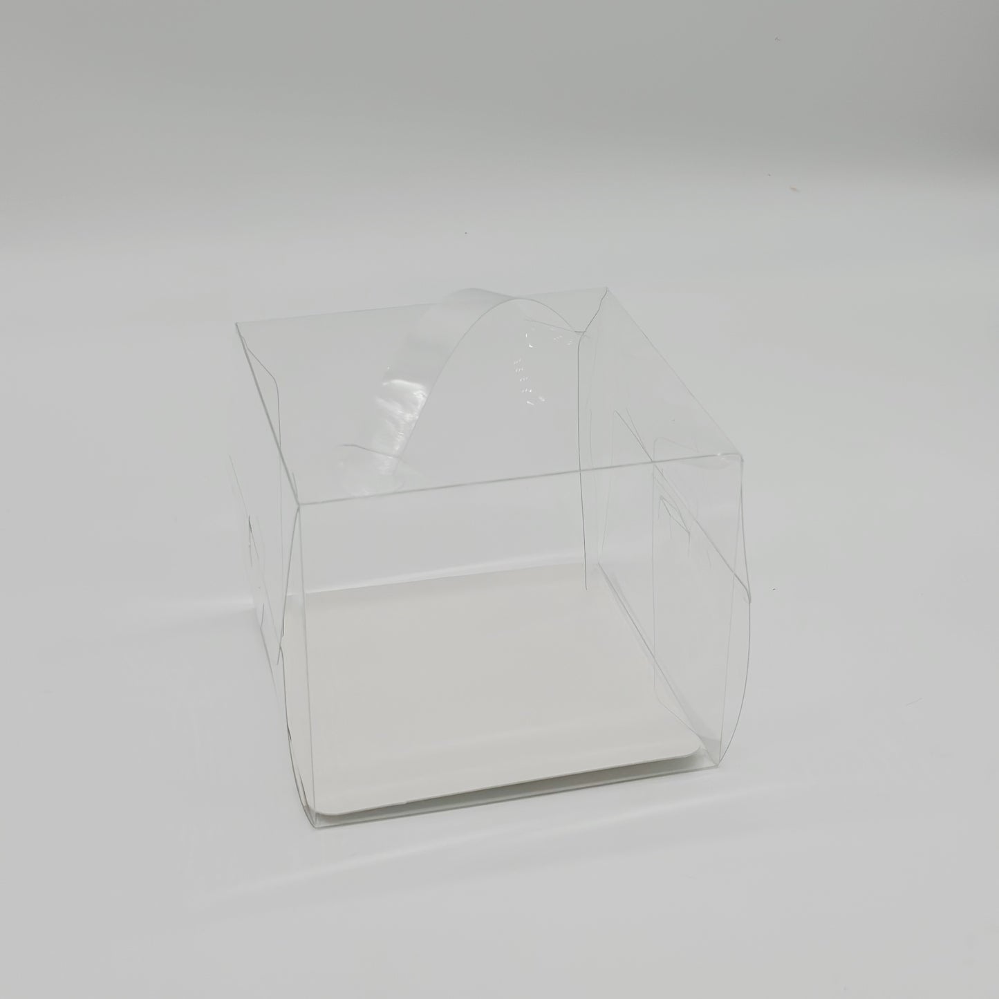 Clear Cake Box 6”