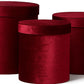 Velvet Round box