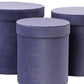 Velvet Round box