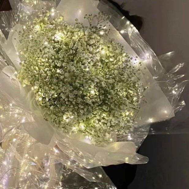 Light Up Flower Wrapping Paper