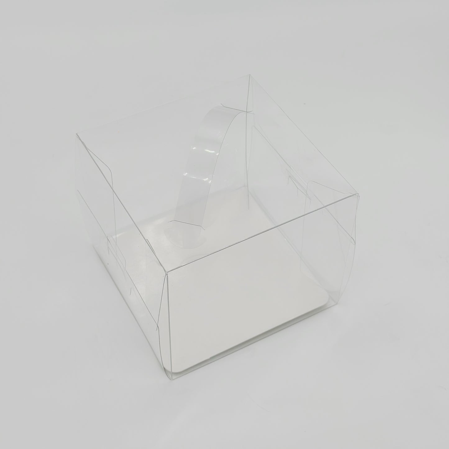 Clear Cake Box 6”