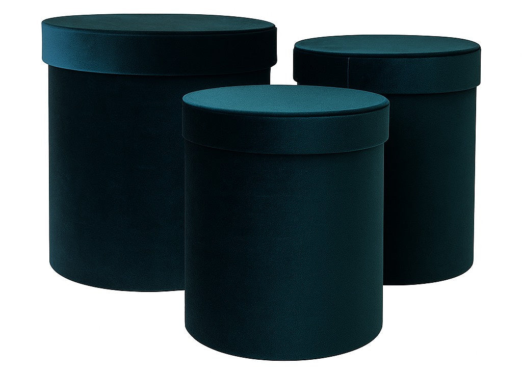 Velvet Round box