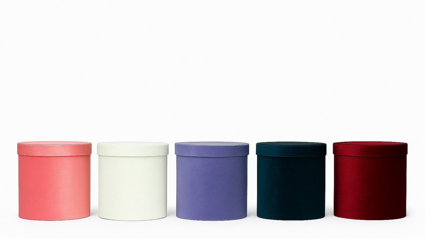 Velvet Round box