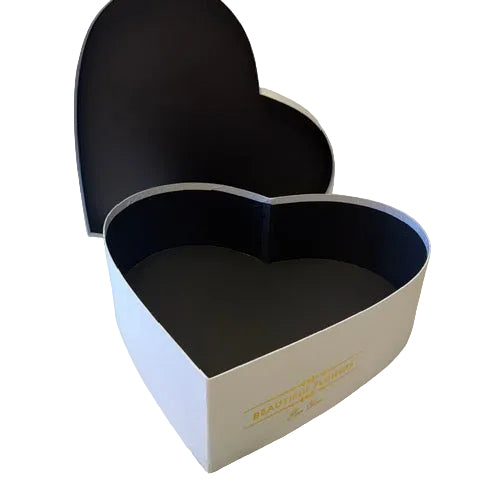 Heart Flower Box – “Beautiful Flowers For You” (XXL & XL Set)