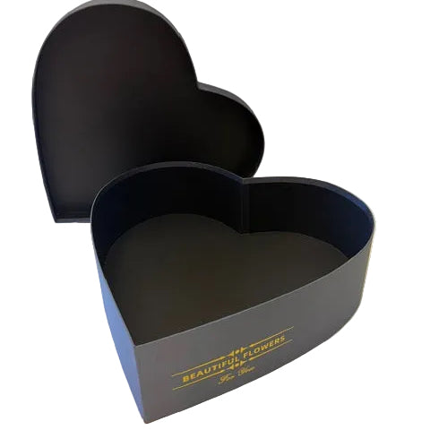 Heart Flower Box – “Beautiful Flowers For You” (XXL & XL Set)