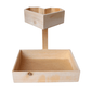 Two Tier Tray Heart