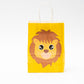 Animal Paper Bag L Pck 12