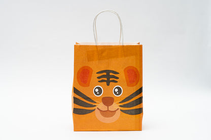 Animal Paper Bag S Pck 12