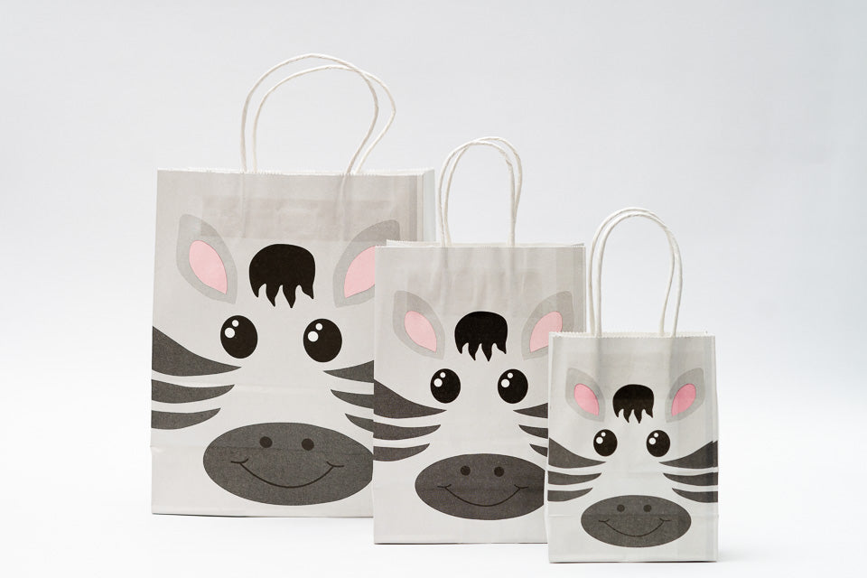 Animal Paper Bag S Pck 12