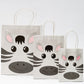 Animal Paper Bag M Pck 12